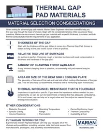 1 Page Guide: Thermal Gap Pad Materials