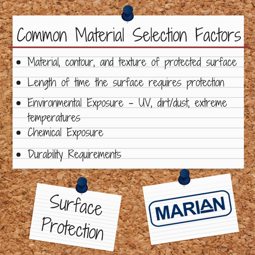 Common Material Selection Factors