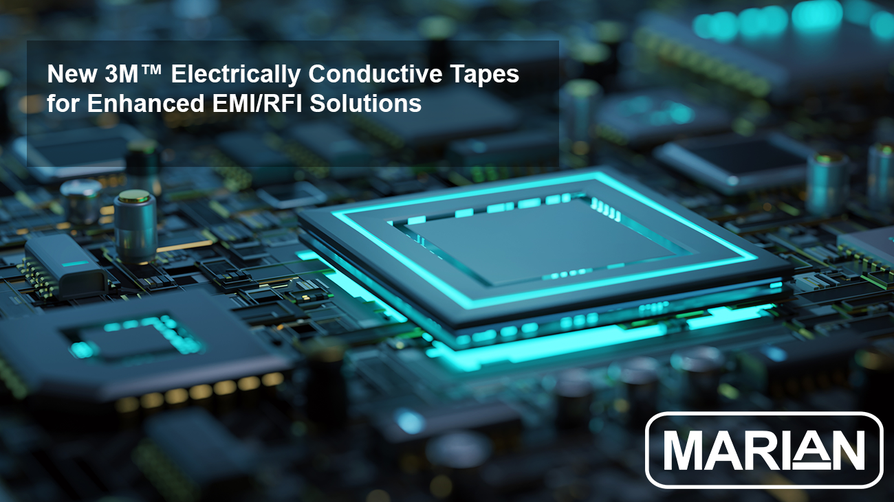 NEW 3M™ Electrically Conductive Tapes for EMI/RFI Solutions